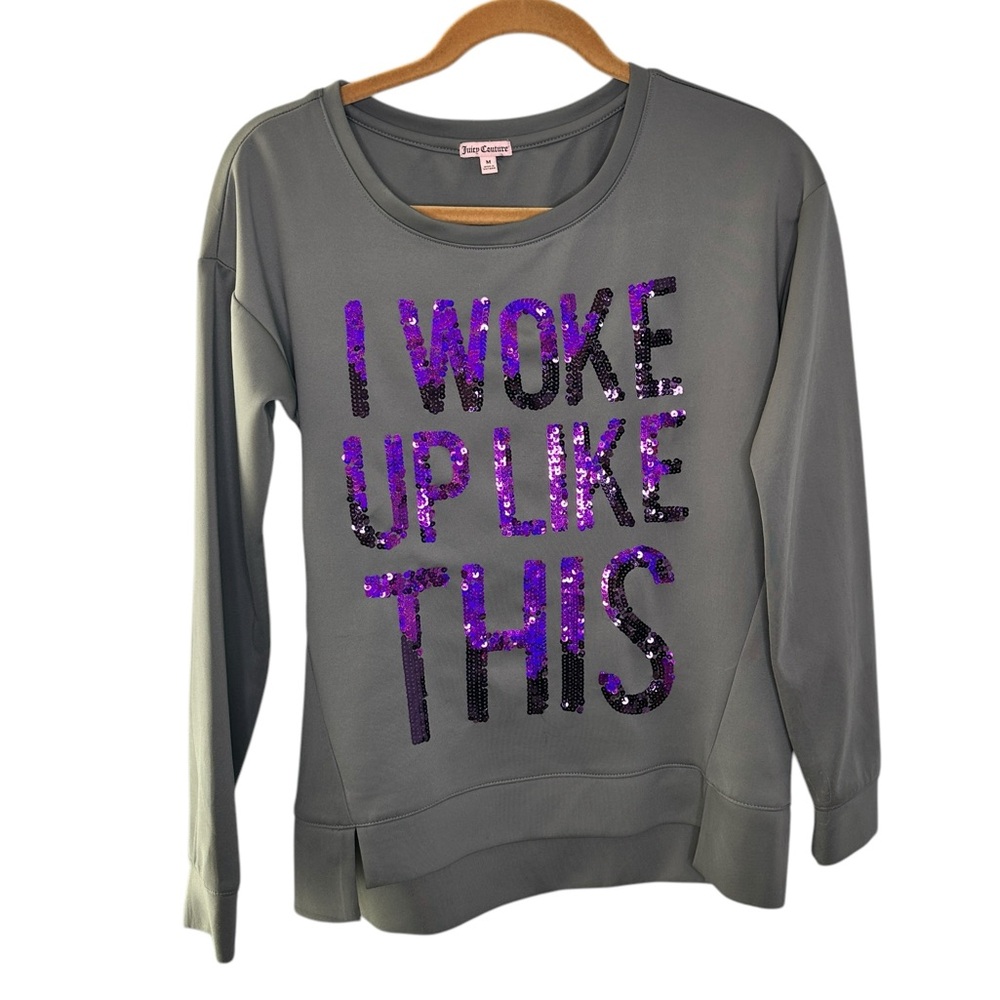 Juicy Couture | Size medium | Gray and Purple Women's Top